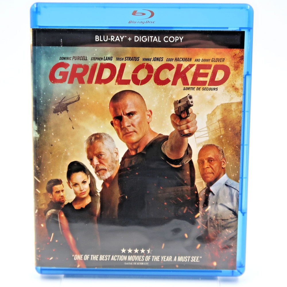 Gridlocked Blu-ray 2015 Dominic Purcell Stephen Lang Action Movie 14A Rating